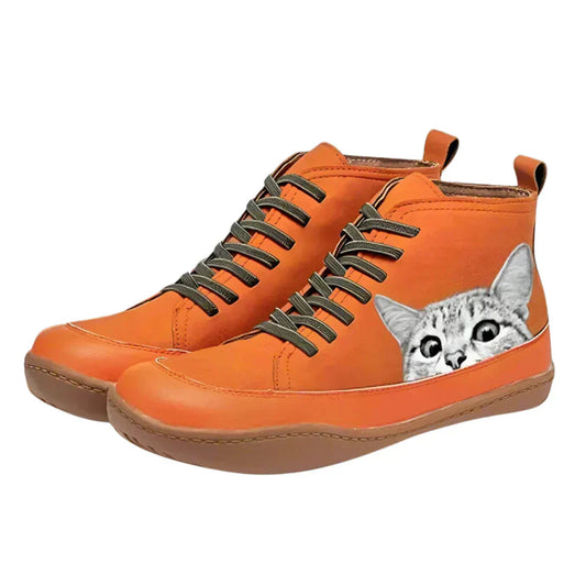 Thavriel™ ankle boots for cat lovers