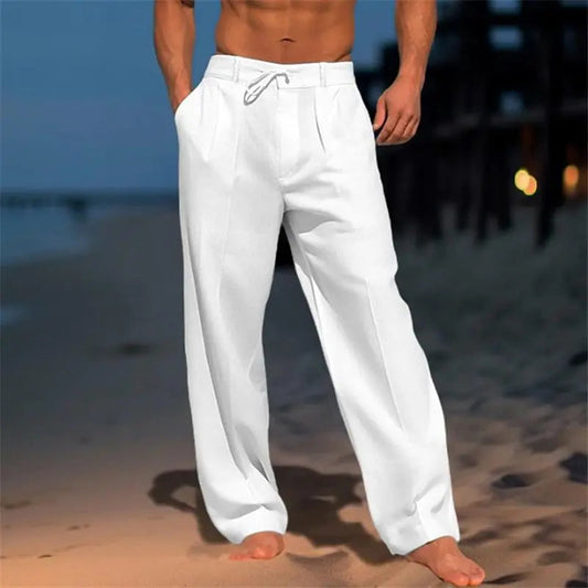 Nathan™ men's pants with slim-fit cut