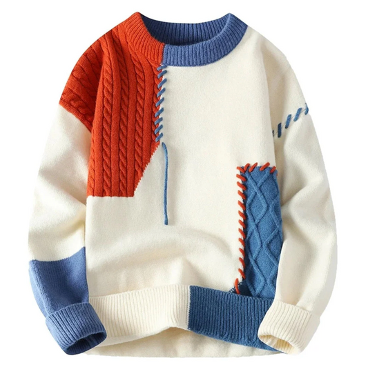 Aviel™ Patchwork Pullover