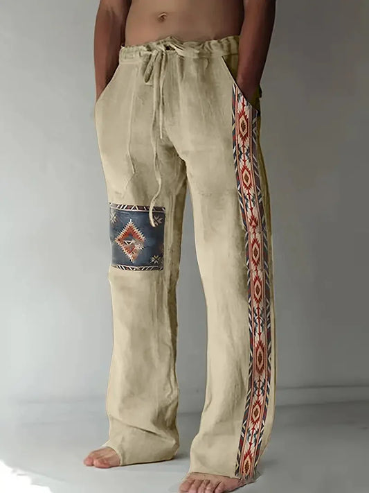 Selvanoir™ Loose Pants in Boho Style