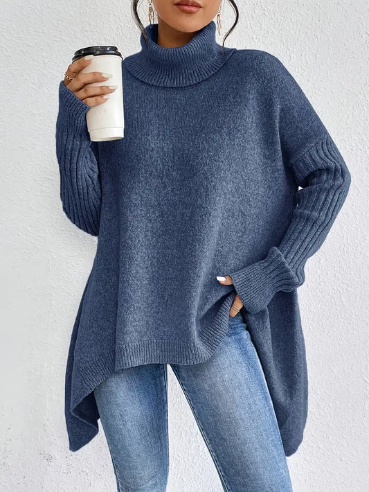 Sarvion™ Langer Turtleneck Sweater