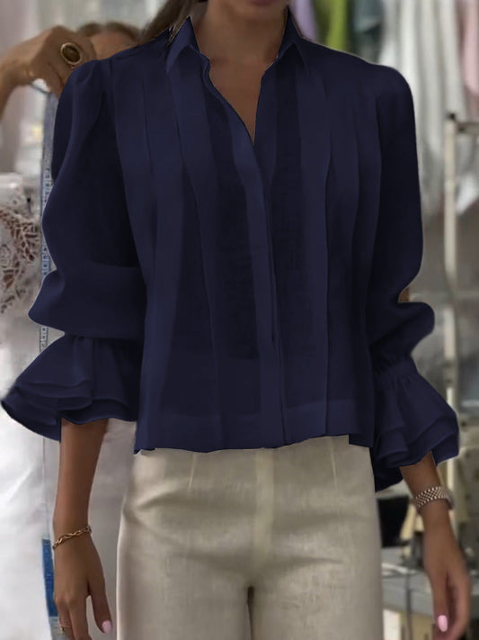 Orvianne™ blouse with pleats